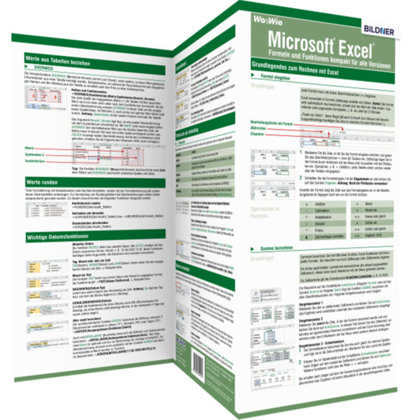 Wo&Wie Excel Formeln & Funktionen Cover