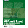 VBA mit Excel - Der leichte Einstieg Buch Backcover (100324)