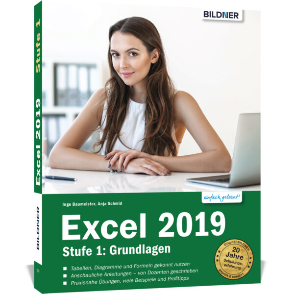 Excel 2019 Stufe 1: Grundlagen Buch Cover