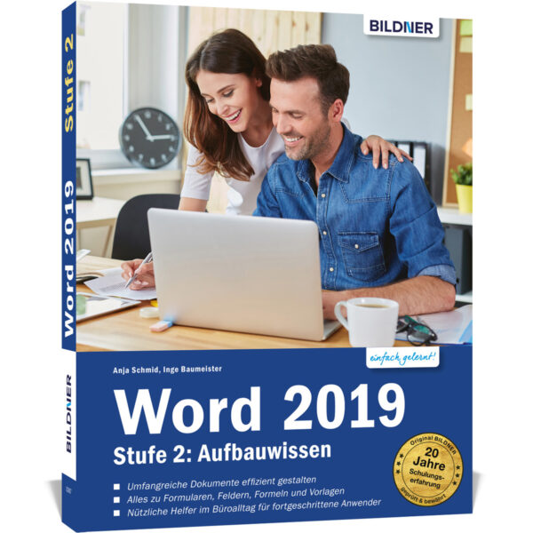 Word 2019 - Stufe 2: Aufbauwissen Buch Cover