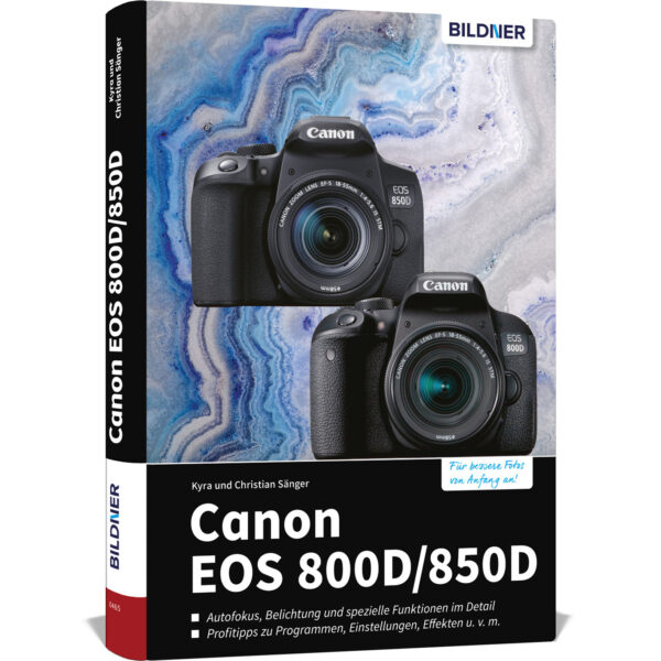 Canon EOS 850D / 800D Buch Cover (100465)