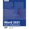 Word 2021 - Stufe 2: Aufbauwissen Buch Backcover