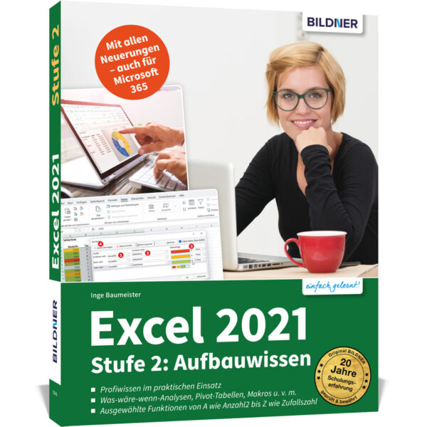 Excel 2021 - Stufe 2: Aufbauwissen Buch Cover