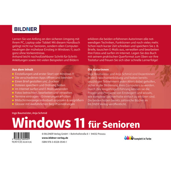 Windows 11 für Senioren Buch Backcover (100567)