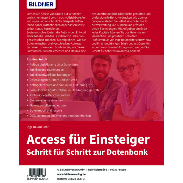 Access für Einsteiger Buch Backcover