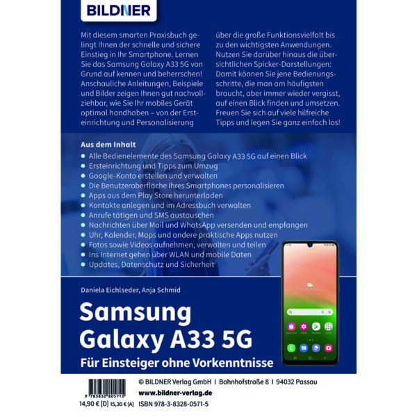 Samsung Galaxy A33 5G Buch Backcover (100594)