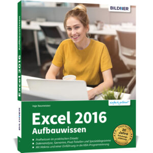 Excel 2016 Aufbauwissen Buch Cover (100198)