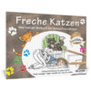 Freche Katzen: Das lustige Malbuch für Katzenfreundinnen Cover (100283)