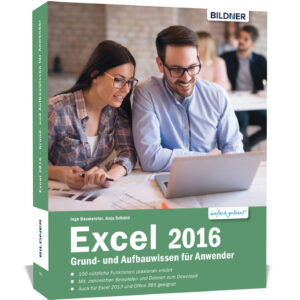 Excel 2016 Grund- und Aufbauwissen für Anwender Buch Cover (100326)