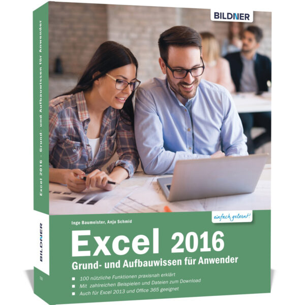 Excel 2016 Grund- und Aufbauwissen für Anwender Buch Cover (100326)