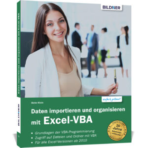 Daten importieren und organisieren mit Excel-VBA Buch Cover (100339)