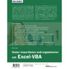 Daten importieren und organisieren mit Excel-VBA Buch Backcover (100339)