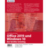 Office 2019 und Windows 10 – Der leichte Umstieg Buch Backcover (100355)