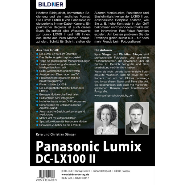 Panasonic Lumix DC-LX100 II Buch Backcover (100359)