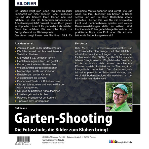 Garten-Shooting Buch Backcover (100380)