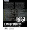 Fotografieren – Die Fotoschule für Einsteiger Buch Backcover (100387)