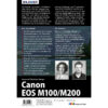 Canon EOS M100 / M200 Buch Backcover (100430)