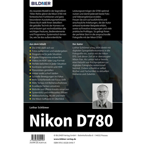 Nikon D780 Buch Backcover (100434)