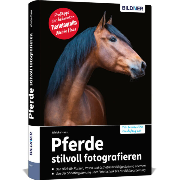 Pferde stilvoll fotografieren Buch Cover (100447)