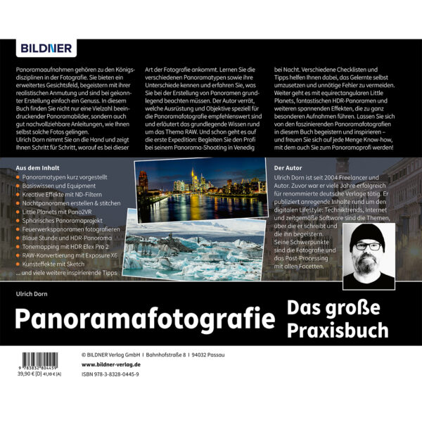 Panoramafotografie Buch Backcover (100469)