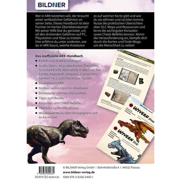 ARK - Der inoffizielle Guide Buch Backcover (100507)