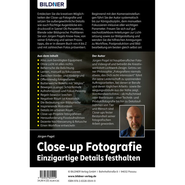 Close-up Fotografie Buch Backcover (100571)