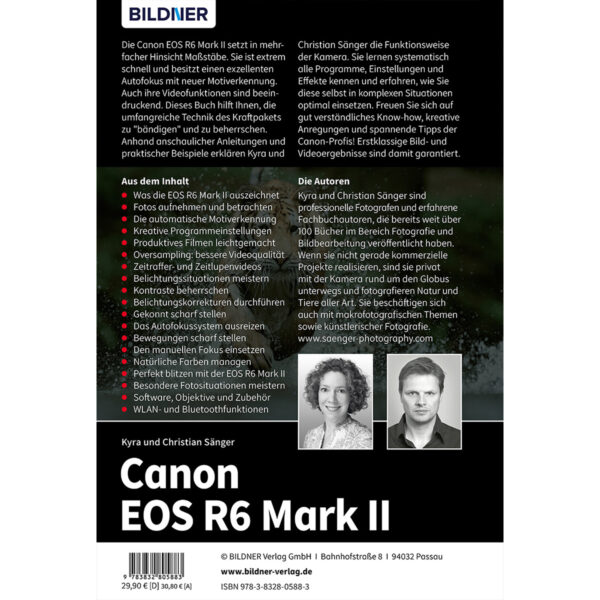 Canon EOS R6 Mark II Buch Backcover (100609)