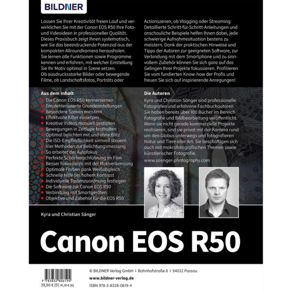 Canon EOS R50 Buch Backcover (100634)