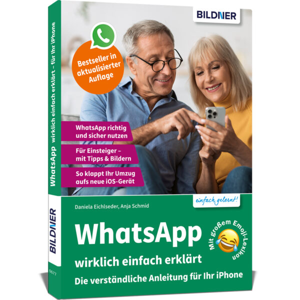 WhatsApp wirklich einfach erklärt – Die verständliche Anleitung für Ihr iPhone Buch Cover (100677)