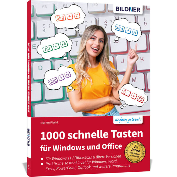 1000 Schnelle Tasten für Windows und Office Buch Cover (100688)