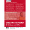 1000 Schnelle Tasten für Windows und Office Buch Backcover (100688)