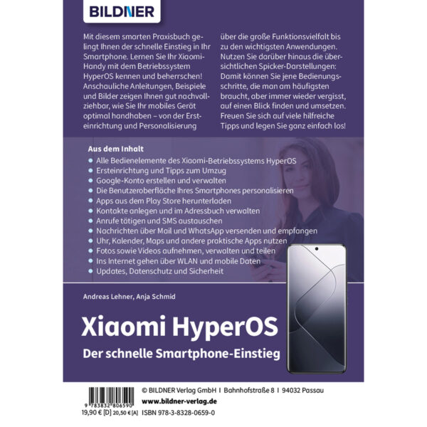 Xiaomi HyperOS - Für Einsteiger ohne Vorkenntnisse Buch Backcover (100675)