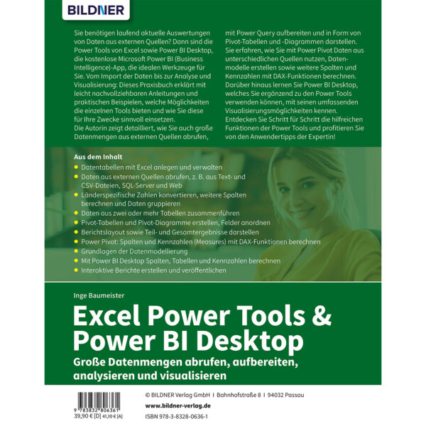 Excel Power Tools & Power BI Desktop Buch Backcover (100650)